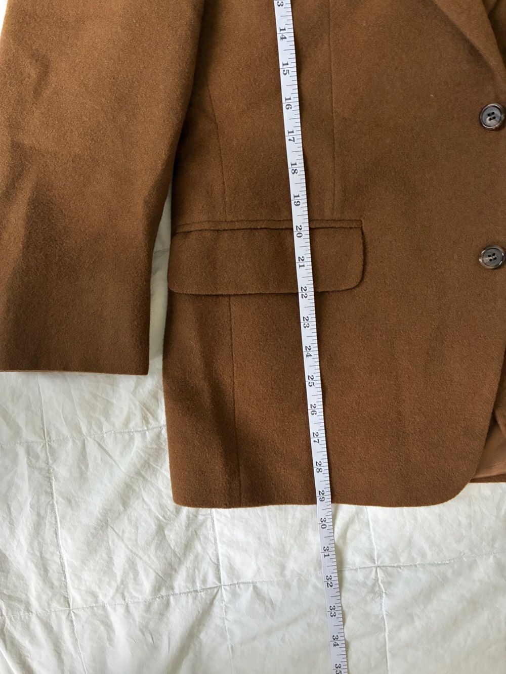 Vintage Brooks Brothers 100% Camel Hair Blazer Camel Brown 38S Made USA - Picture 7 of 11